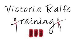 Logo for Victoria Ralfs Training. Using figure images and the extra chromosome 21, by Laura Elliott at Drawesome Illustration, Bristol. Illustration, Design, Whimsy