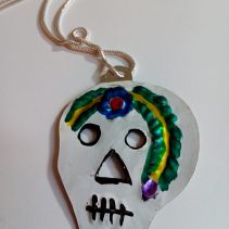 Tin sugar skull, Mexico